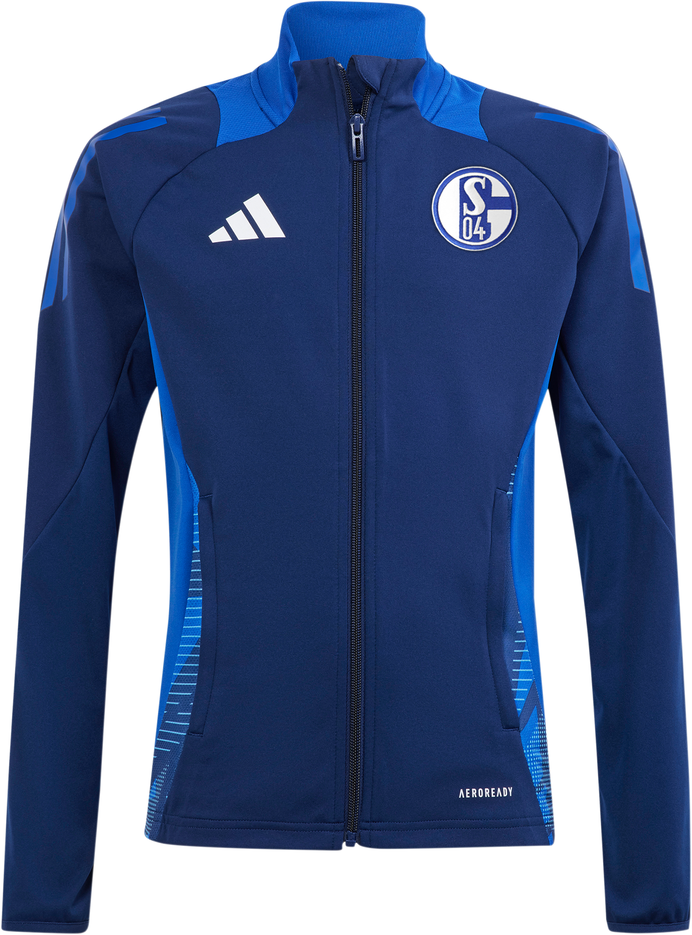 Bunda adidas FC Schalke 04 trackjacket kids dark blue