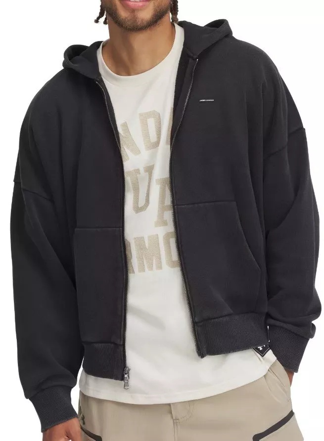 Hanorac cu gluga Under Armour Icon HWT Fleece Wash FZ