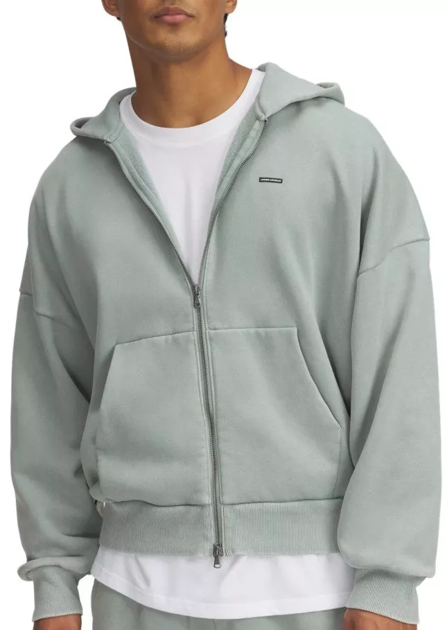 Φούτερ-Jacket με κουκούλα Under Armour Icon HWT Fleece Wash FZ