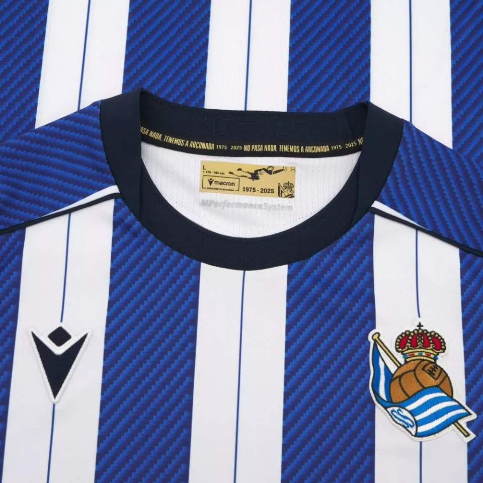 Dres Macron Real Sociedad San Sebastián Home Jersey 2025/26