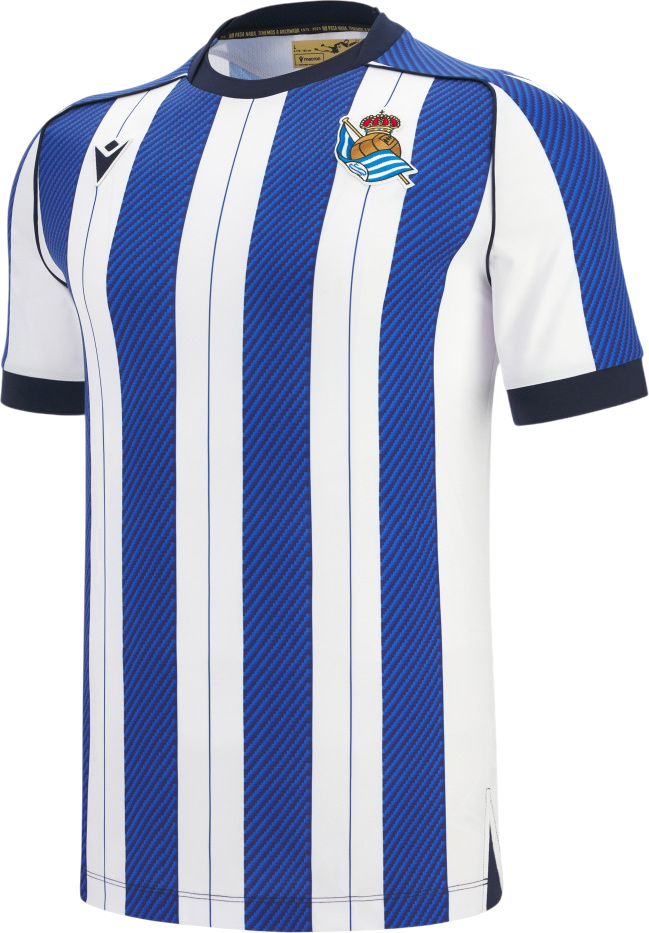 Dres Macron Real Sociedad San Sebastián Home Jersey 2025/26