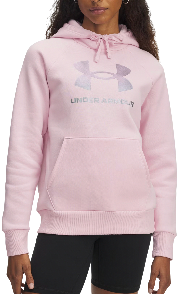Φούτερ-Jacket με κουκούλα Under Armour UA Rival Flc Shimmer Hdy