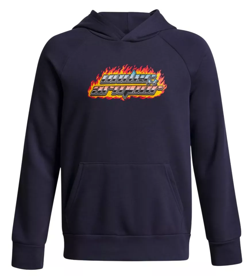 Mikica s kapuco Under Armour UA Rival Flc Flamin Wdmrk HD