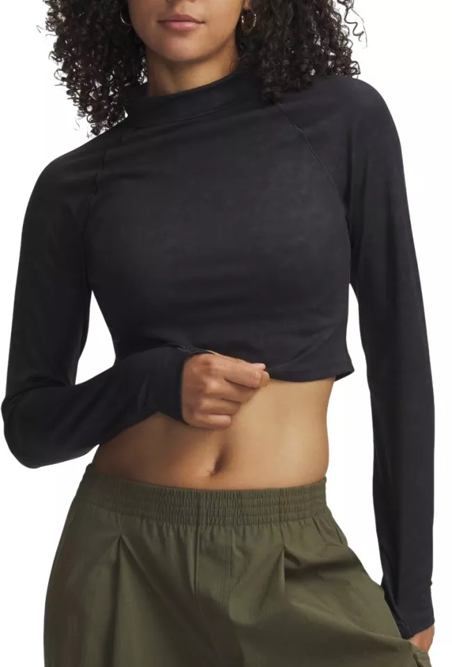 Dámské tričko s dlouhým rukávem Under Armour Meridian Suede Effect