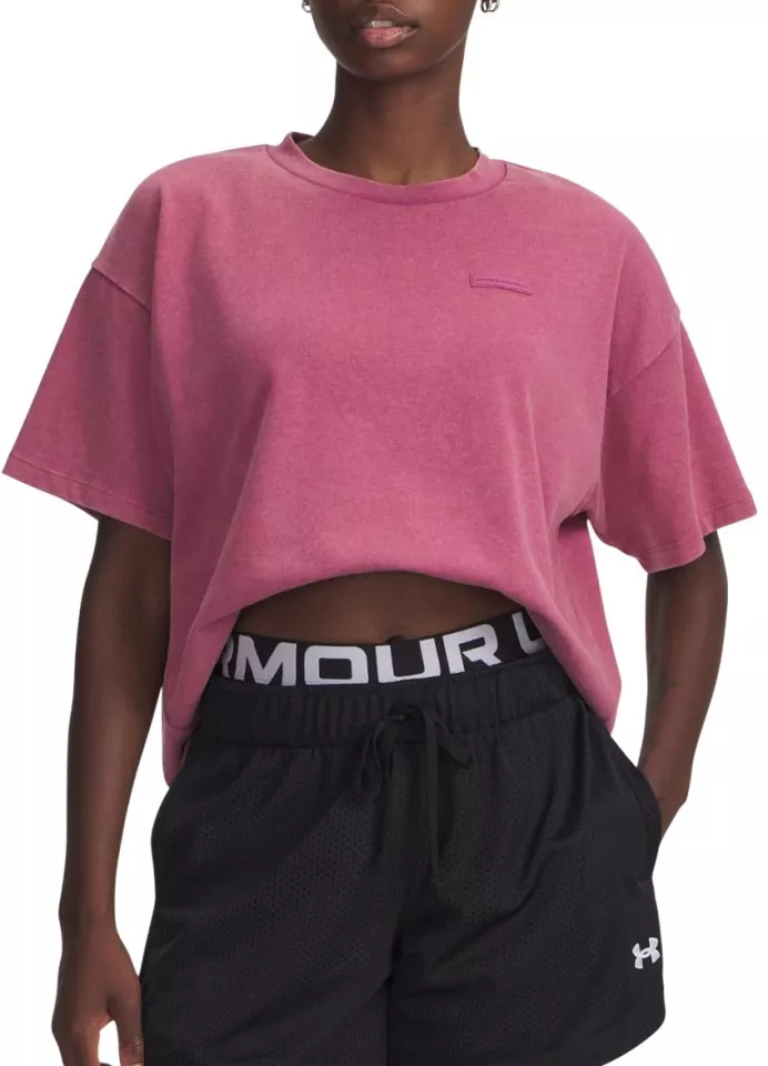 Dámské lifestyle tričko Under Armour Boxy Wash Heavyweight