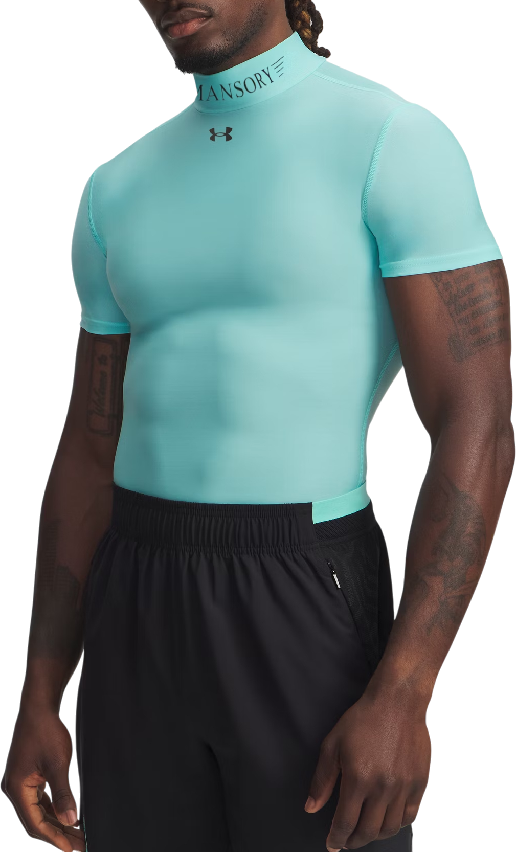 Тениска Under Armour Men's Compression Mock Short Sleeve UA x Mansory HeatGear®