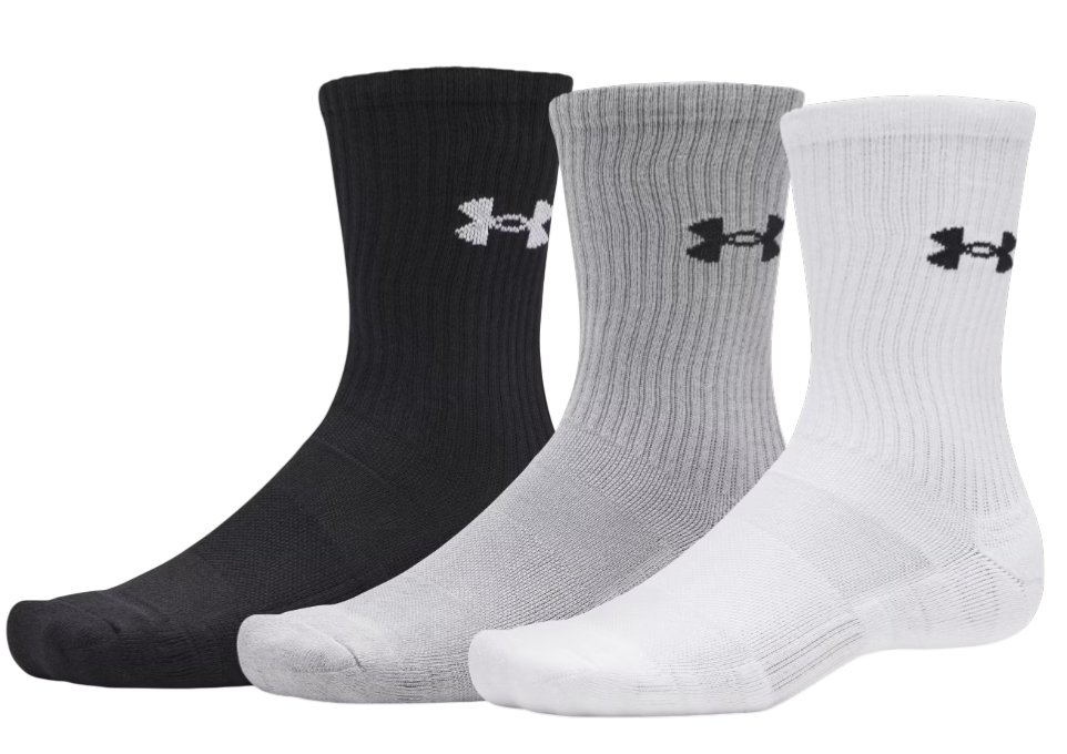 Under Armour Performance Cotton 3p Crw Socks