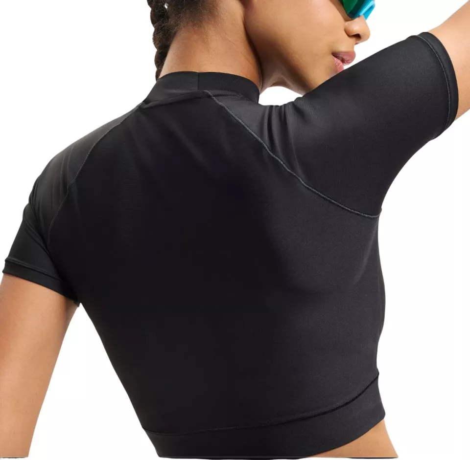 Majica Under Armour HeatGear Crop Mock SS