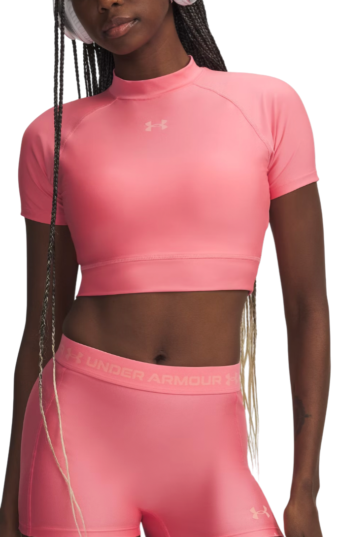 Under Armour HeatGear Crop Mock Women