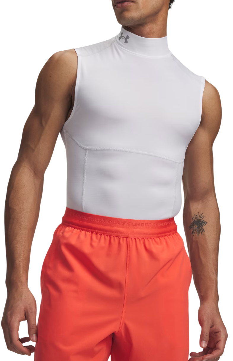 UA HG Elite Sleeveless Mock