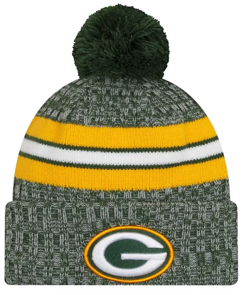 New Era Green Bay Packers Sideline Knit Beanie Sapka