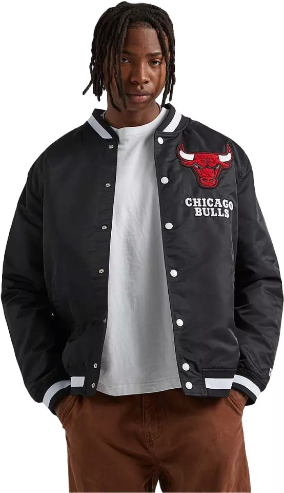 New Era Chicago Bulls Logo Varsity Jacket Dzseki