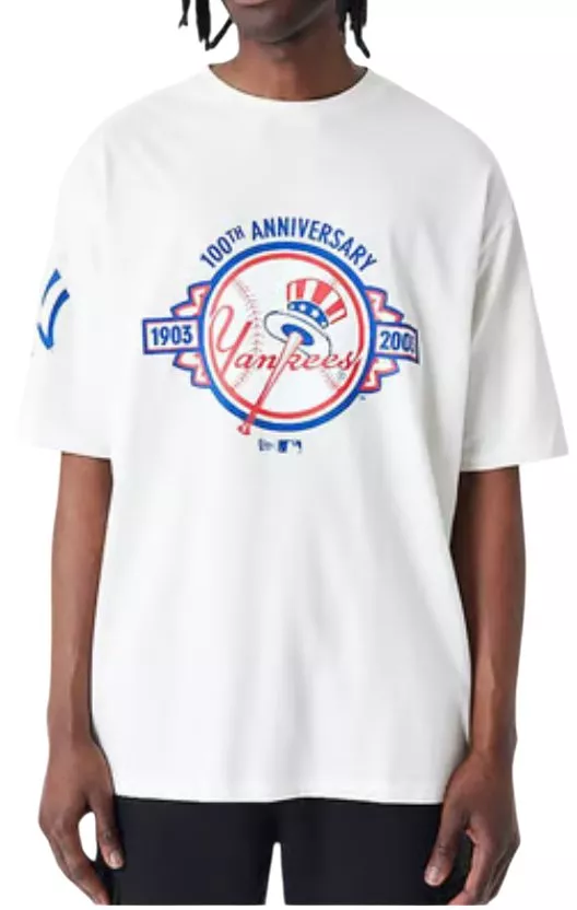 Era New York Yankees MLB Anniversary Oversized T-Shirt Rövid ujjú póló