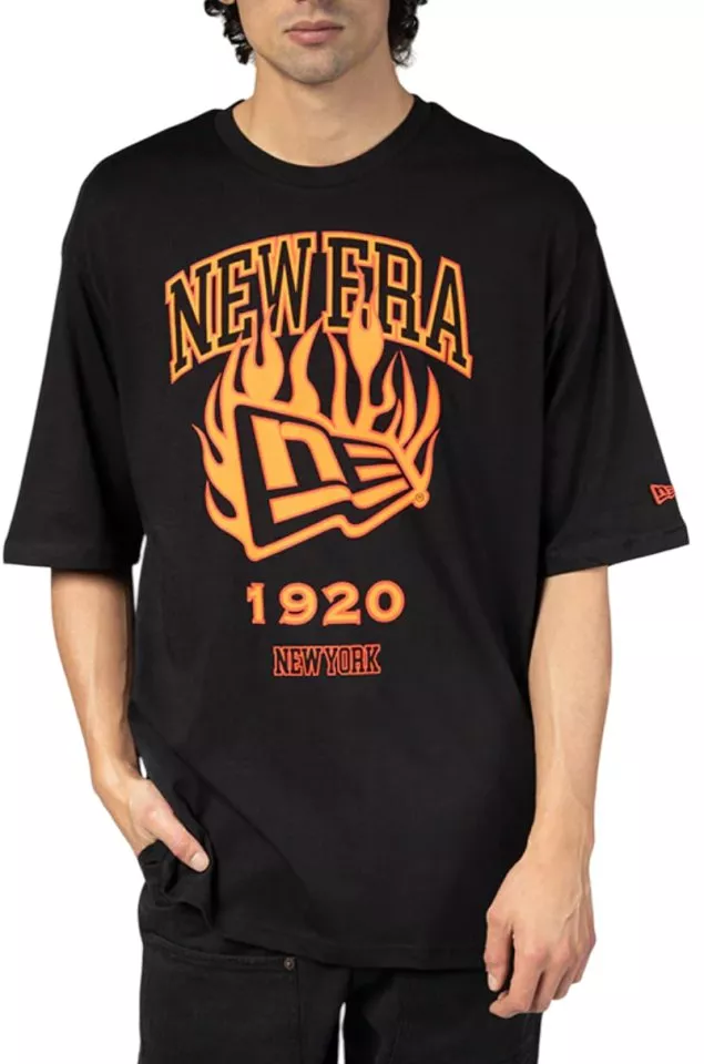 Tricou New Era Ne Flag Flame Oversized T-Shirt
