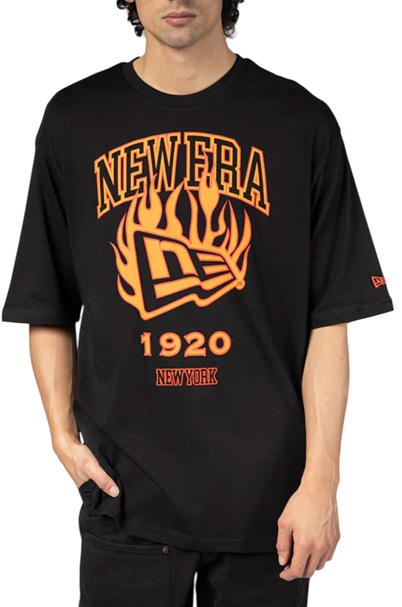 Tricou New Era Ne Flag Flame Oversized T-Shirt