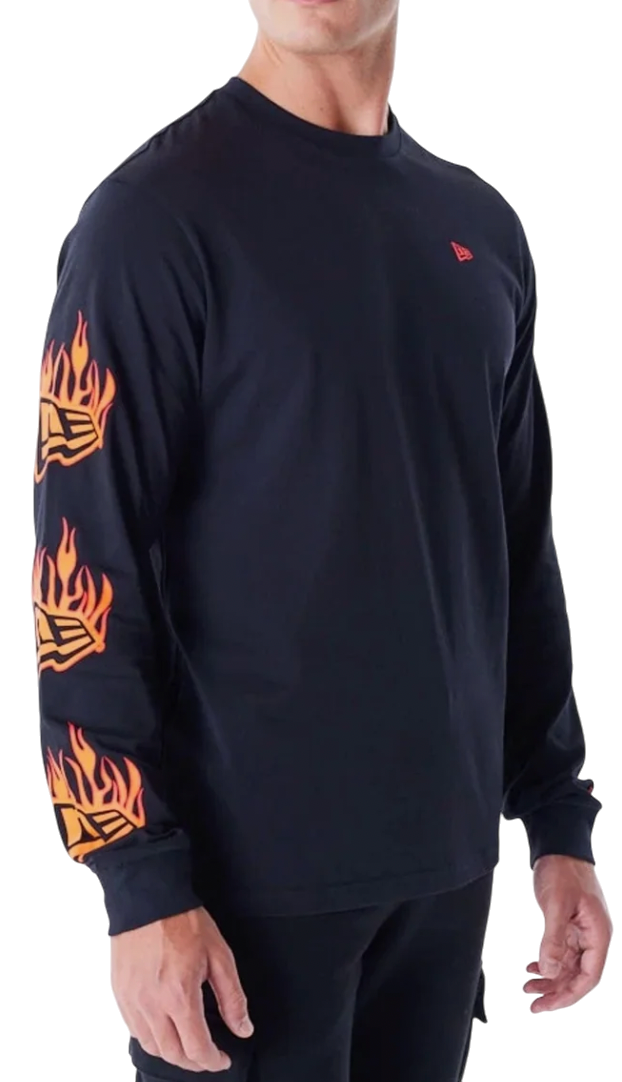 Тениска New Era Ne Flag Flame T-Shirt
