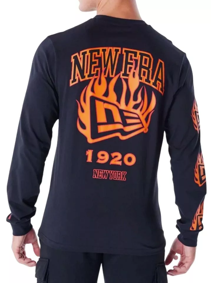 Тениска New Era Ne Flag Flame T-Shirt