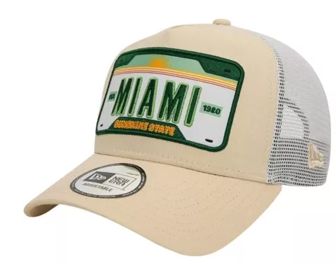 New Era Miami Plate Trucker Cap