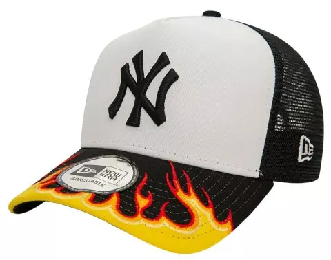 New Era MLB NY Yankees Flame Trucker Cap