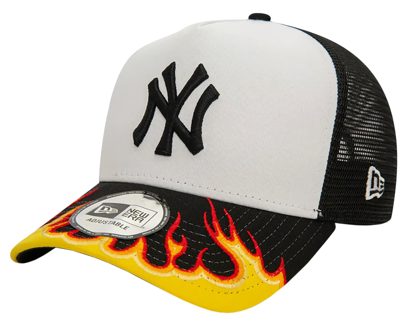 Sapca New Era MLB NY Yankees Flame Trucker Cap
