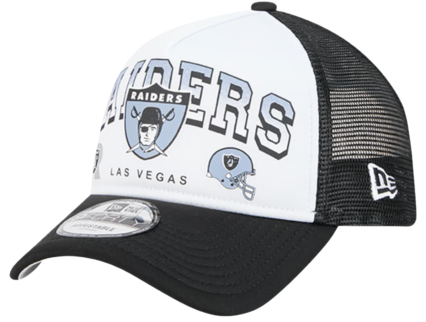 New Era Las Vegas Raiders Retro Wordmark 9Forty Aframe Baseball sapka