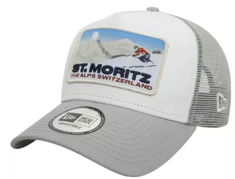 New Era St. Moritz Ski Patch Trucker Cap