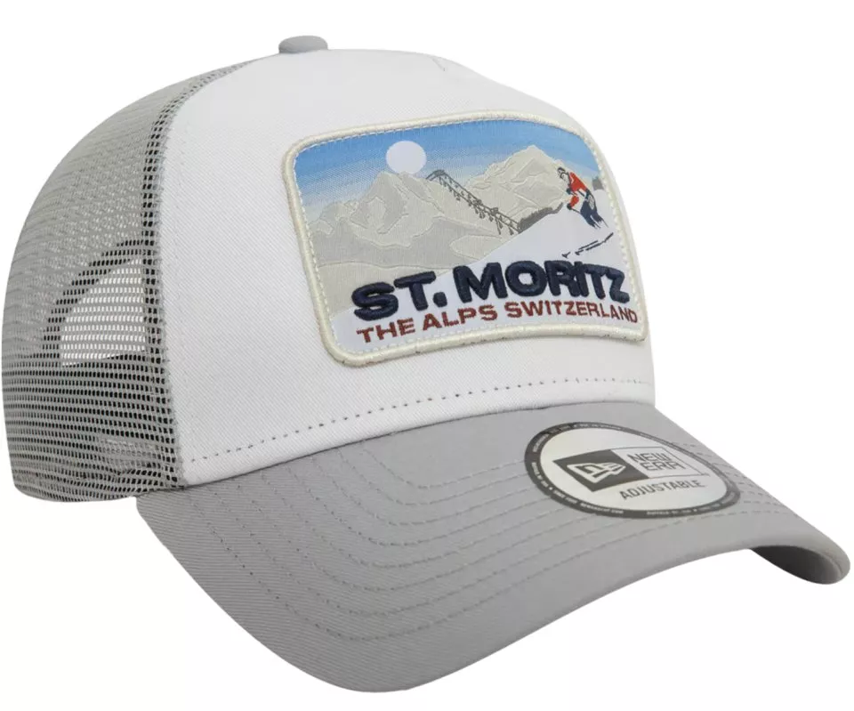 New Era St. Moritz Ski Patch Trucker Cap Baseball sapka