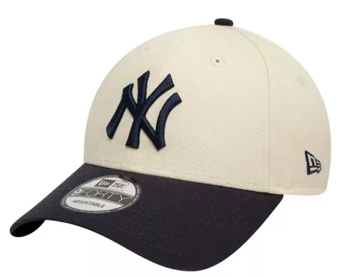 Era Hellbeige New York Yankees Colour Block 9FORTY Verstellbare Cap