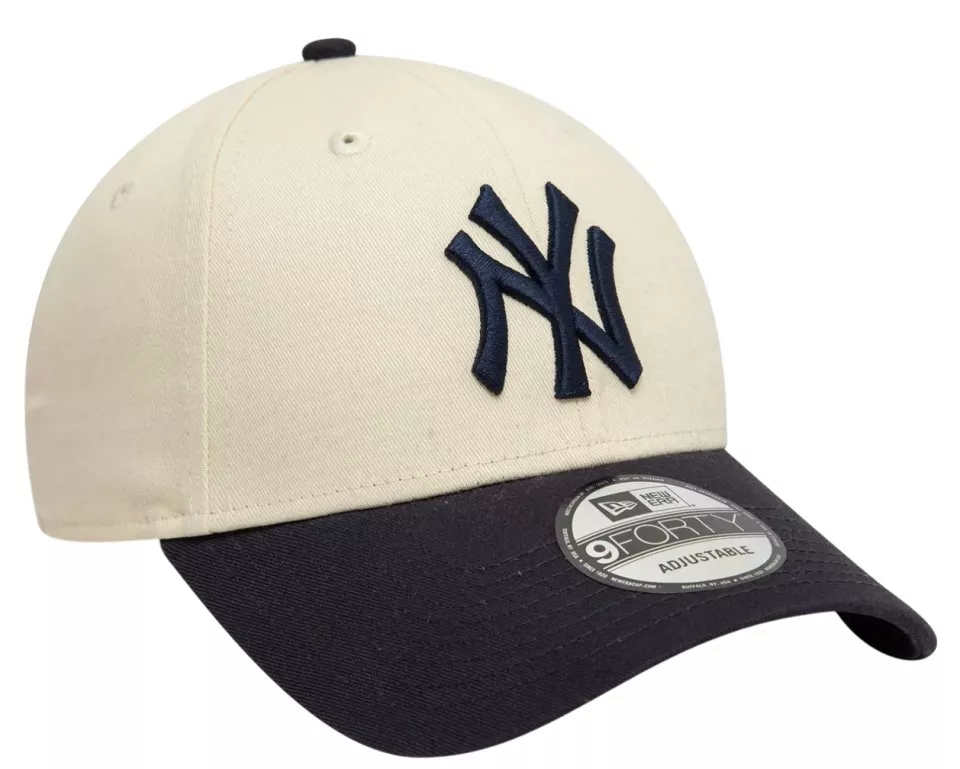 Era Hellbeige New York Yankees Colour Block 9FORTY Verstellbare Cap