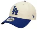 New Era Hellbeige LA Dodgers Colour Block 9FORTY Verstellbare Cap