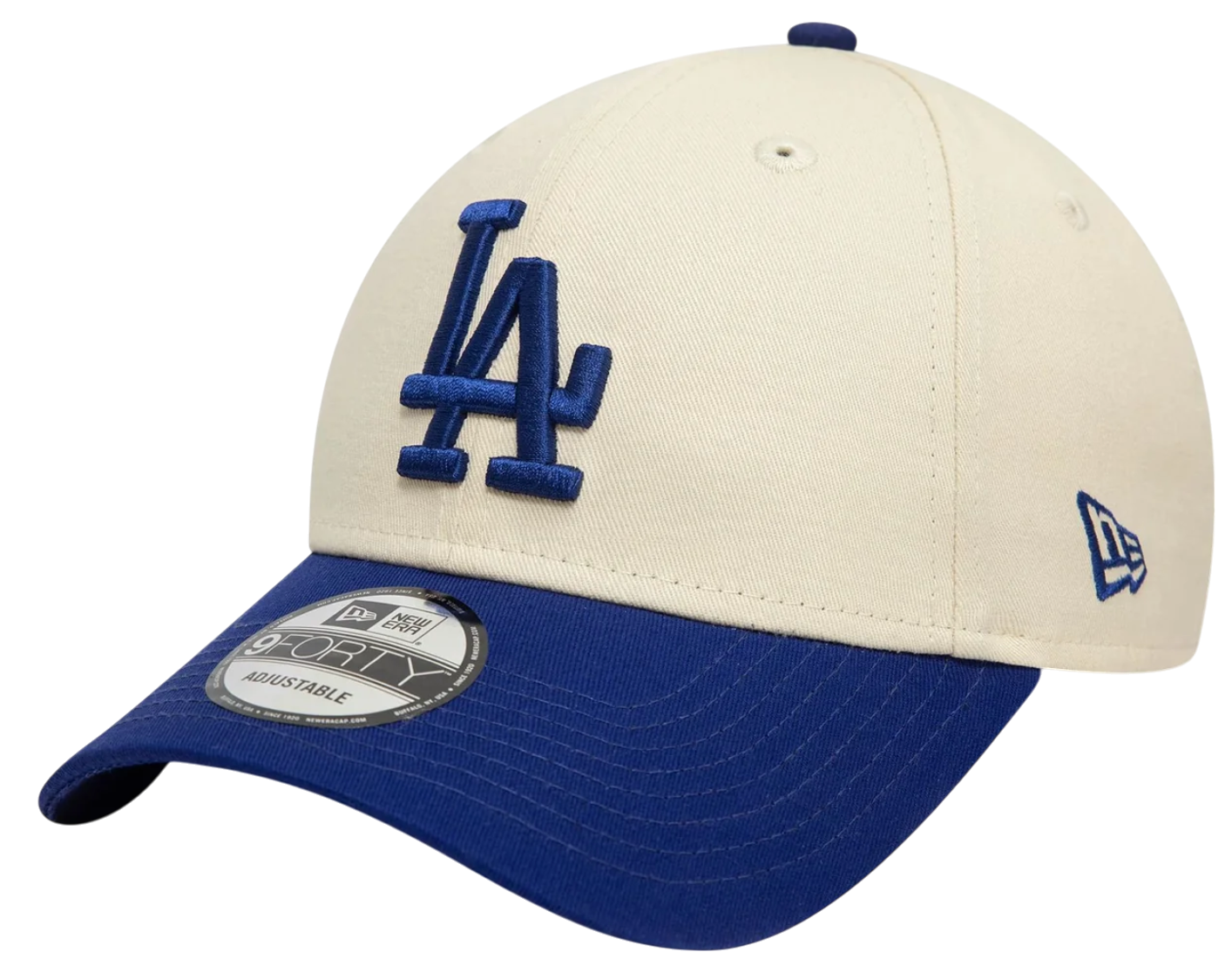 New Era Hellbeige LA Dodgers Colour Block 9FORTY Verstellbare Cap Baseball sapka