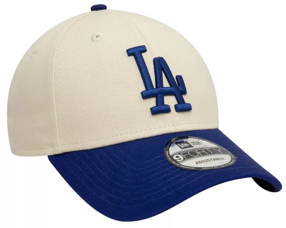 New Era Hellbeige LA Dodgers Colour Block 9FORTY Verstellbare Cap Baseball sapka