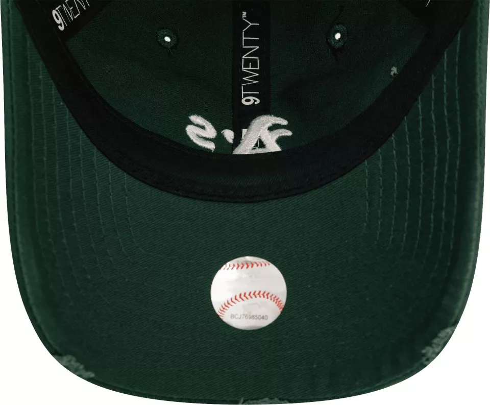 Šiltovka New Era Oakland Athletics Distressed Dark Green 9TWENTY Adjustable Cap
