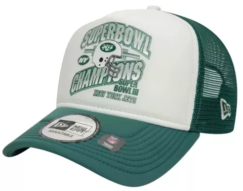 Era New York Jets Super Bowl 9FORTY A-Frame Trucker Cap