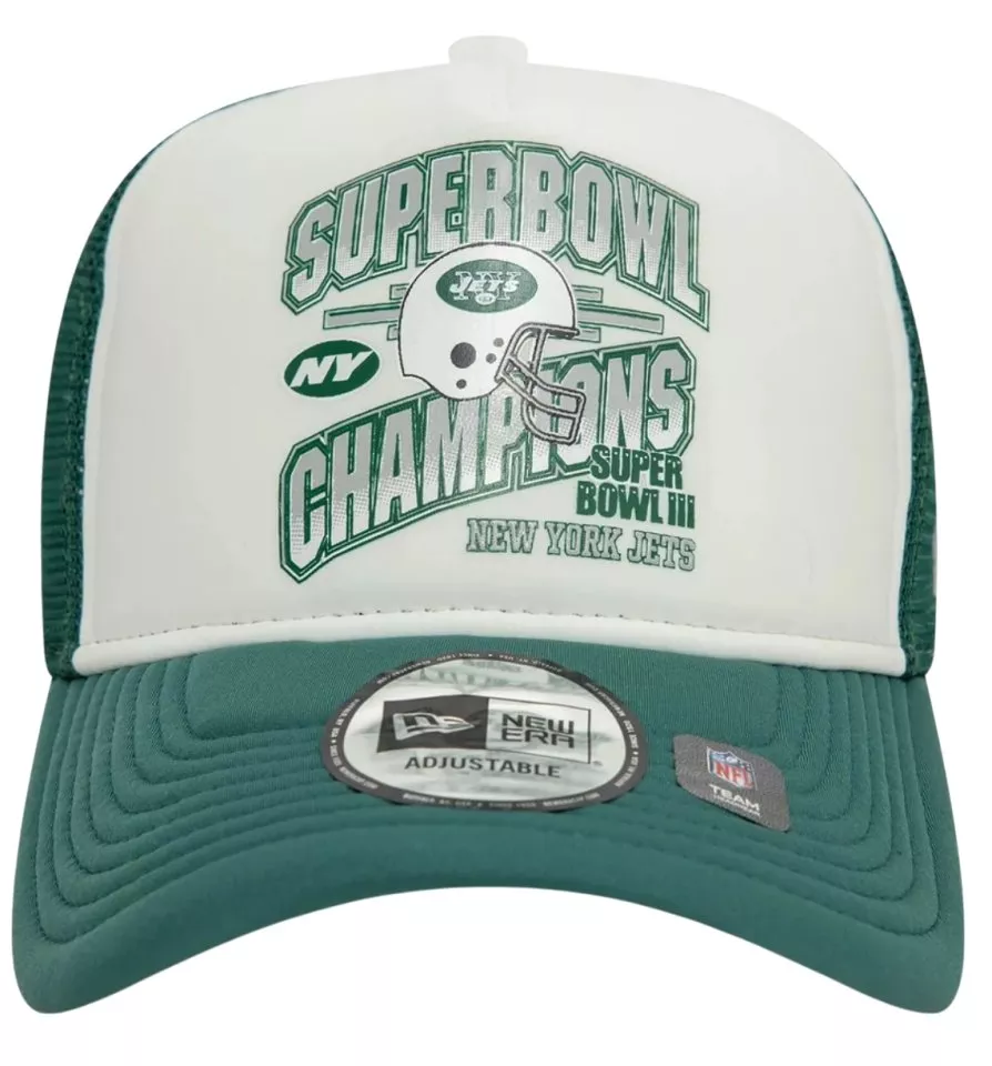 Chapéu Era New York Jets Super Bowl 9FORTY A-Frame Trucker Cap