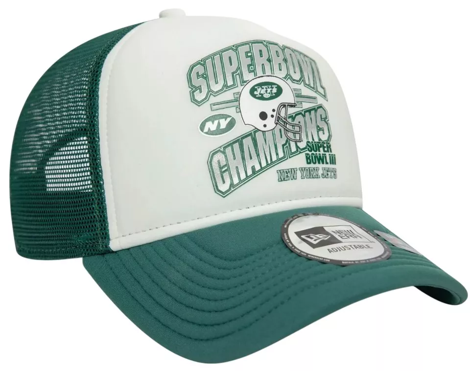 Chapéu Era New York Jets Super Bowl 9FORTY A-Frame Trucker Cap