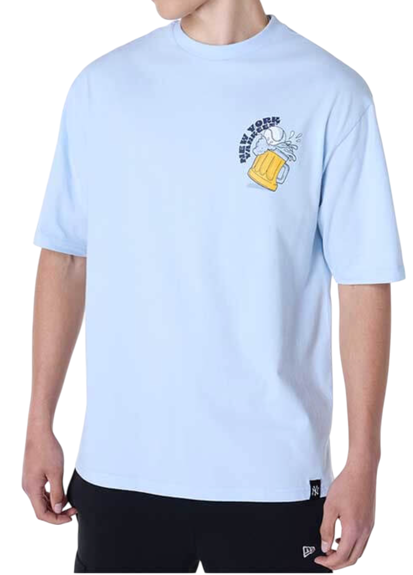 T-shirt New Era New Era MLB New York Yankees Food Graphic Oversized T-Shirt