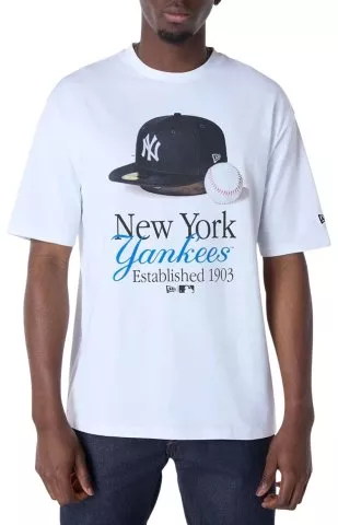 Era MLB New York Yankees Script Graphic T-Shirt