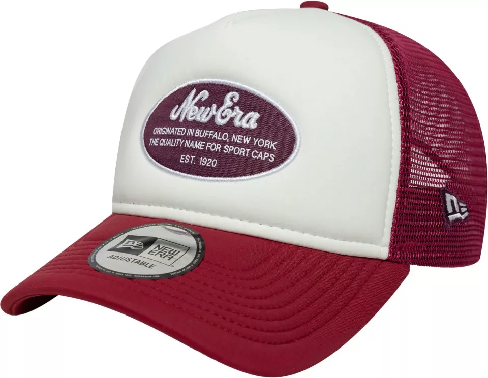 New Era Branded Oval Foam Patch Trucker Cap