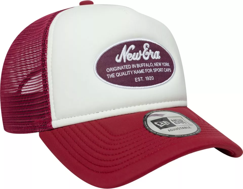 New Era Branded Oval Foam Patch Trucker Cap