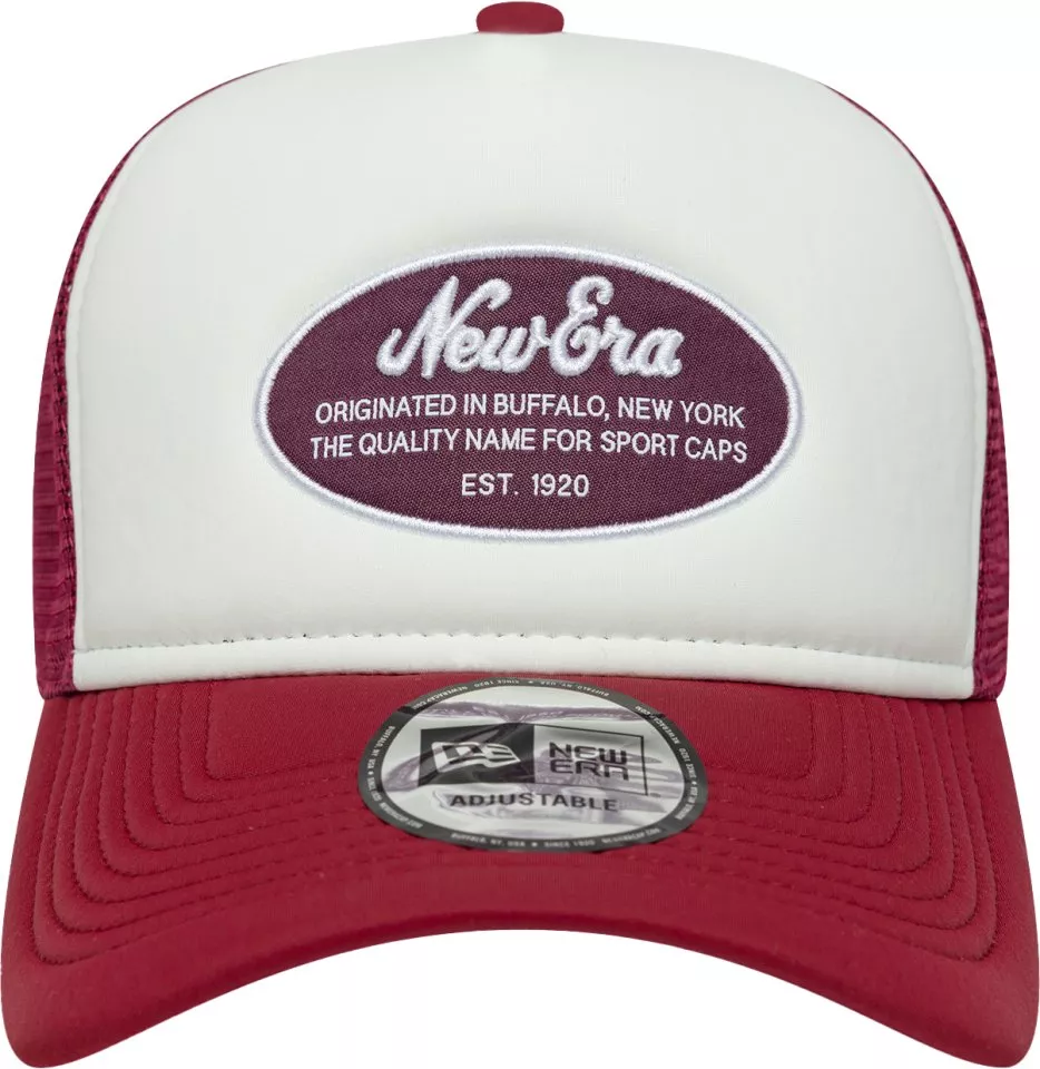 New Era Branded Oval Foam Patch Trucker Cap
