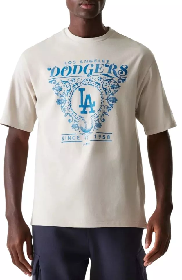 New Era MLB Los Angeles Dodgers Floral Graphic Oversized T-Shirt