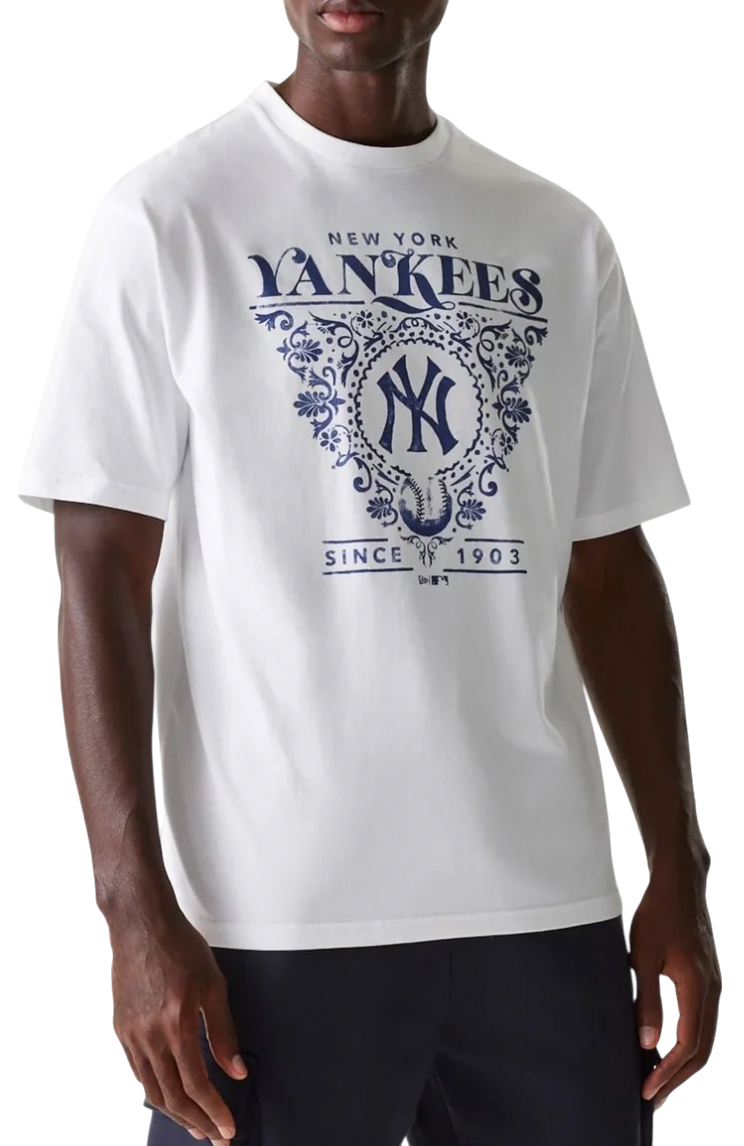 Era MLB New York Yankees Floral Graphic Oversized T-Shirt Rövid ujjú póló