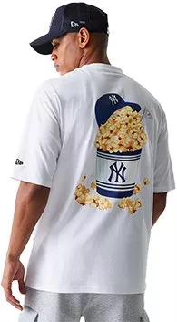 New Era MLB Food Graphic Oversized Ney York Yankees T-Shirt