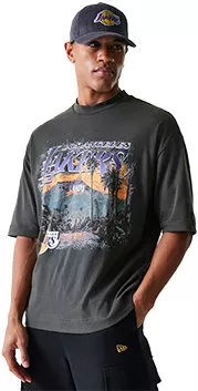 New Era NBA Washed Graphic Los Angeles Lakers T-Shirt