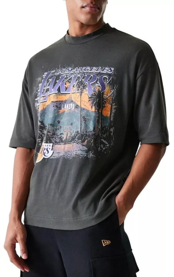 Тениска New Era NBA Washed Graphic Los Angeles Lakers