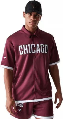 New Era NBA Snap Button Chicago Bulls Shirt