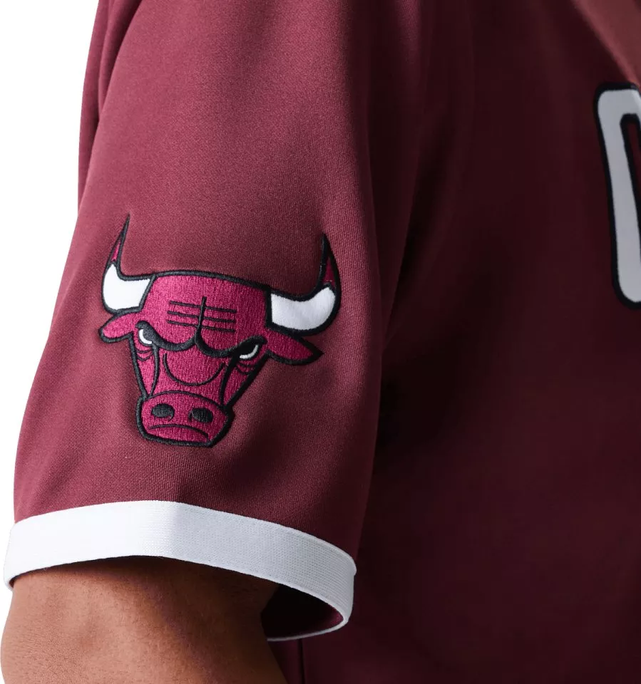 Tröja New Era NBA Snap Button Chicago Bulls Shirt