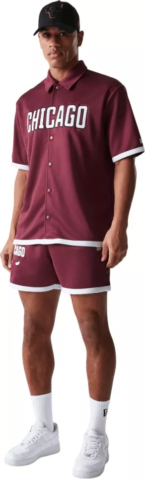 Tröja New Era NBA Snap Button Chicago Bulls Shirt