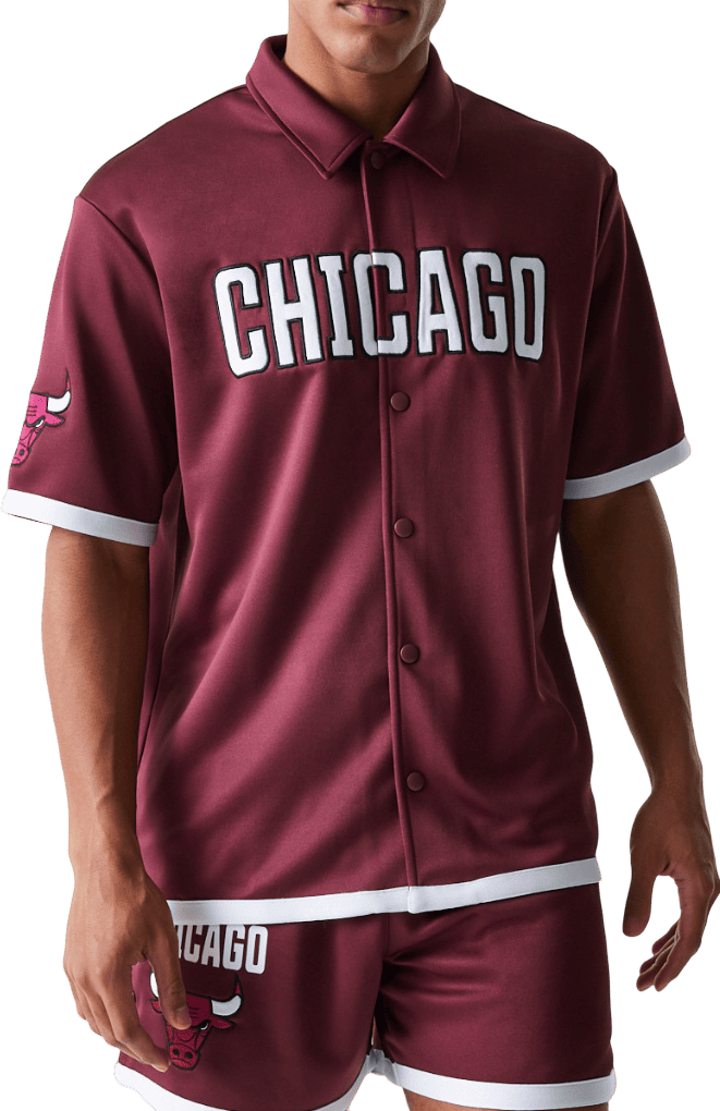 Риза New Era NBA Snap Button Chicago Bulls